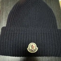 MONCLER ニット帽 ビーニー ネイビーのサムネイル