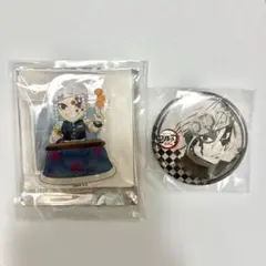 鬼滅の刃　宇髄 アクスタ 缶バッジ セット