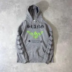 00s Y2K Archive Skull Wing Grunge Hoodie