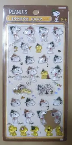 正規品！ボンボンドロップシール　スヌーピー茶PEANUTS BONBONDROP
