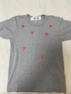 PLAY COMME des GARCONS ハート柄 Tシャツ グレー XXSのサムネイル
