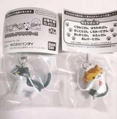 ねこあつめめじるしアクセサリー2 かふぇさん・はちわれさん