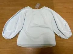 新品タグ付★2025イエナIENAコットンストレッチバルーンスリーブプルオーバー