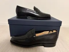 BARKER BLACK バーカーブラック　クラウンローファー　ドクロ　革靴