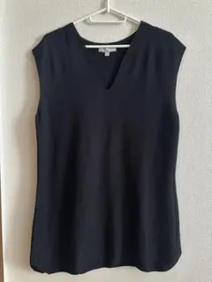 UNIQLO ベスト　ノースリーブ ニット ブラック XXL サマーニットのサムネイル