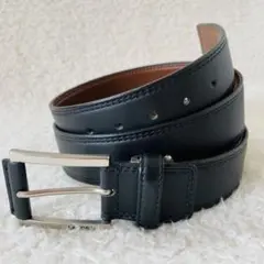 【未使用】LACOSTE ベルト 黒 メンズ レザーベルト ラコステ