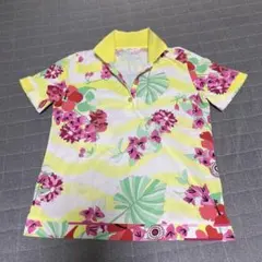 美品　LEONARD フラワープリント ポロシャツ サイズ44 LEONARD SPORT ポロシャツ 花柄 ピンク 44ほぼ未使用 - メルカリ