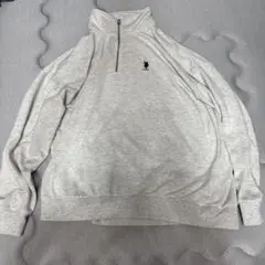 ハーフジップ パーカー