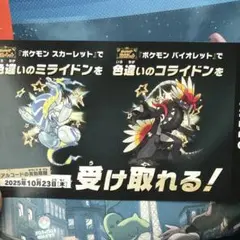 新品 ・未使用 バイオレット スカーレット ミライドン コライドン 色違い