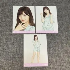 乃木坂46 山下美月 生写真 2019.August-Ⅳ アロハシャツ コンプのサムネイル
