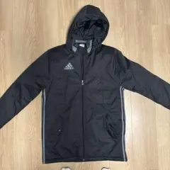 【美品】adidas ブラック アウター ウィンドブレーカー US F