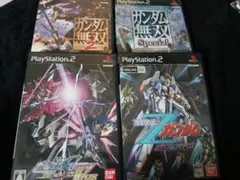 PS2 ガンダム無双 シード ゼータガンダム 4本セット 動作品