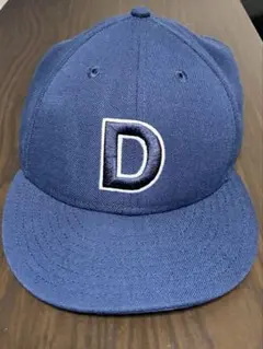 New Era D刺繍 ネイビーキャップ