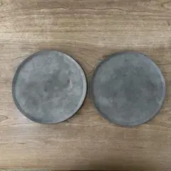 人気作家】石原稔久さん 小皿 2枚セット / 陶器 うつわ 器 未使用