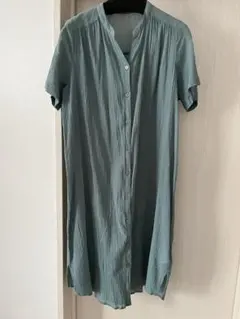 SHOO・LA・RUE グリーン半袖ワンピースMサイズ