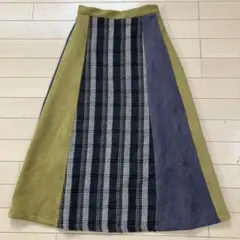 8.29 BITTOKO ビットコ ロングスカート チェック 38