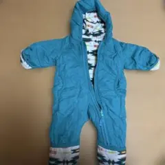 フード付き青アウター 70cm