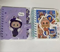 【新品】ラブブ　LABUBU メモ帳　ノート　2点セット