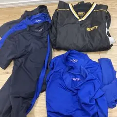 少年野球　アンダーシャツ　青　ネイビー