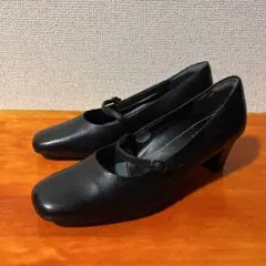 ❀美品 FAUVE リーガル パンプス 黒 ブラック 22cm