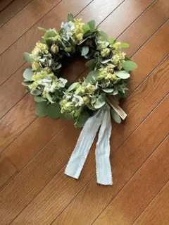 フレッシュなユーカリ　秋紫陽花　ブルー系　綺麗です。