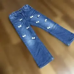 最終価格♡プティマイン リボンデニム110