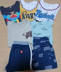 100㎝ 男の子 7点 まとめ売り Tシャツ パンツ