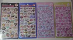 ボンボンドロップシール 国内正規品 ラーメン お寿司 桜 サクラ 和柄 ４セット