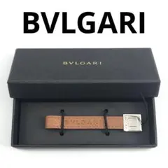 箱付 美品 BVLGARI ブルガリ ストラップ メタル レザー