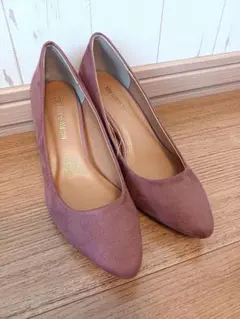 【NATURAL BEAUTY BASIC】 パンプス スエード調 ピンクのサムネイル
