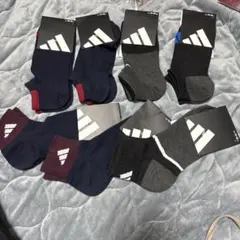 adidas アディダス　メンズ　ソックス 24-26 cm ７足セット