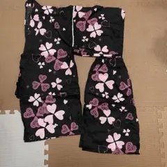 甚平　花柄　新品