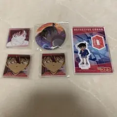 名探偵コナン 江戸川コナン　毛利蘭　キャラクターグッズ 5点セット