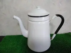 エナメル製ホワイトコーヒーポット