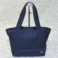 ポーターガール ムース トートバッグ　Sネイビー 吉田カバン ポケット多