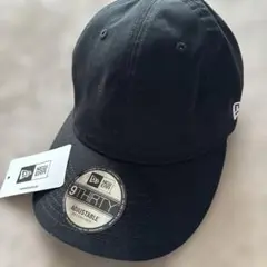 NEWERA 9thirtyキャップ 無地 ノンウォッシュ ブラック 新品未使用