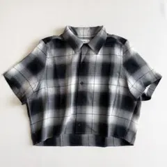 hyke ハイク 半袖 カットソーシャツブラウス CHAMBRAY BELL―SLEEVE SHIRT | HYKE (Women