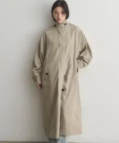 ボリュームスリーブスタンドコート