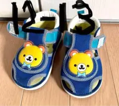 miki house ミキハウスベビーサンダル　クマちゃん　音鳴らす　13サイズ