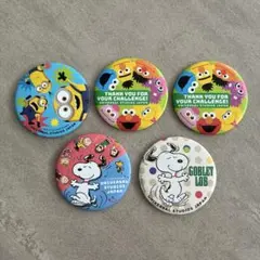 USJ　ゲーム景品　缶バッジ5点　非売品