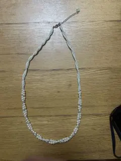 ホワイトパール ツイストネックレス