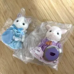 シルバニアファミリー DXくじ どきどきフレンズ ティータイム ラテネコ ヤギ