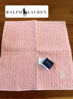 新品★RALPH LAUREN タオルハンカチ ピンクのサムネイル