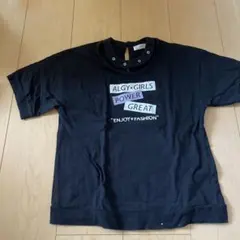 ALGY グラフィックTシャツ 黒