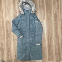 レアカラー⭐︎ノースフェイス ロングダウン ベンチコート 肩ロゴ レディースM