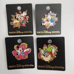 東京ディズニーリゾート　ピンバッジ　可動　ミッキー　ドナルド　ミニー　グーフィー