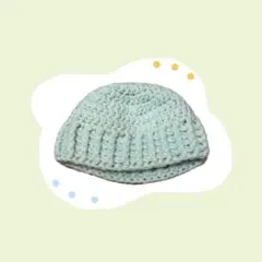 crochet beanie ビーニー クラッシャーハット 帽子 手編み