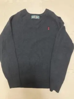 EAST BOY 黒 Vネック セーター　ブラック　イーストボーイ　通学　制服