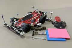 TAMIYA ミニ四駆 DCR-01 カスタム品（レッド系）