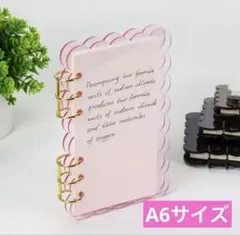 A6アクリルバインダー　バインダー貯金　家計管理